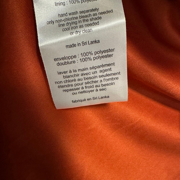 Celebrate DB Studio Burnt Orange Size 4 Women’s Wedding Formal Wrap Dress - Picture 16 of 16